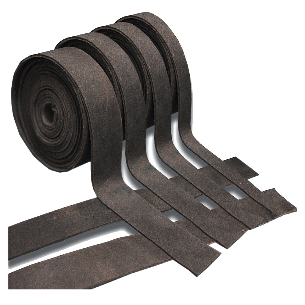 Hilason Genuine Leather Flat Strap Strips for DIY Arts &amp; Craft Projects Jewelry Tooling Home Décor Brown