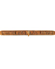 40 In HILASON Western Horse Saddle Cinch Girth Genuine Leather Gorgeous Hand Tooled & Carved Stainless Steel Hardware