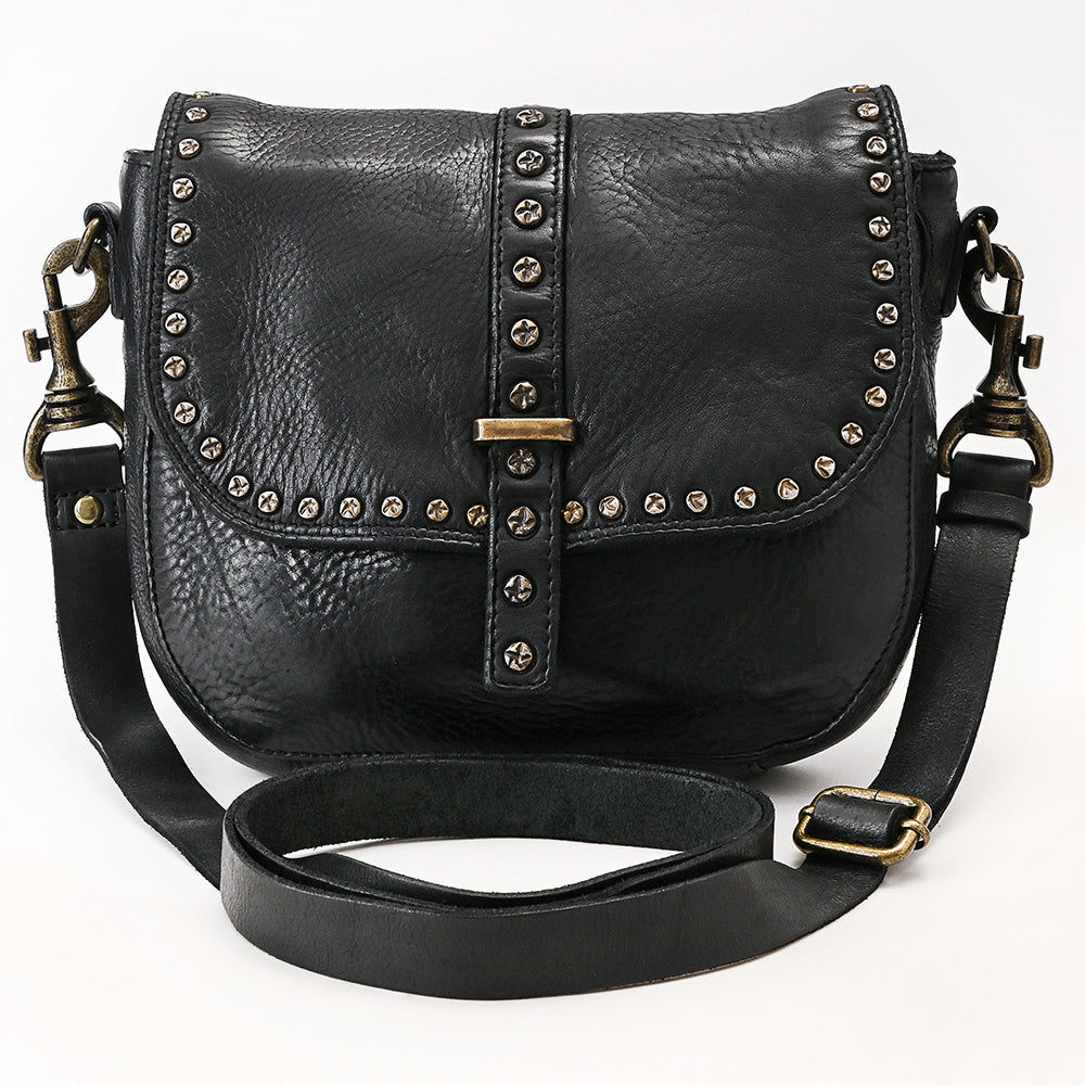 Spaghetti Western Crossbody Genuine Leather Women Bag Western Handbag Purse