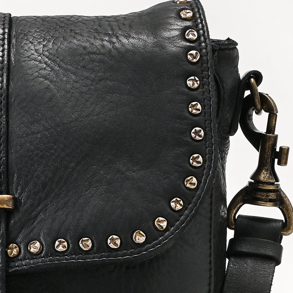 Spaghetti Western Crossbody Genuine Leather Women Bag Western Handbag Purse
