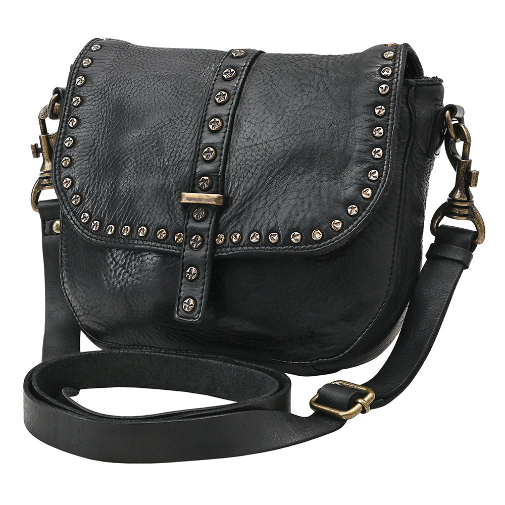 Spaghetti Western Crossbody Genuine Leather Women Bag Western Handbag Purse