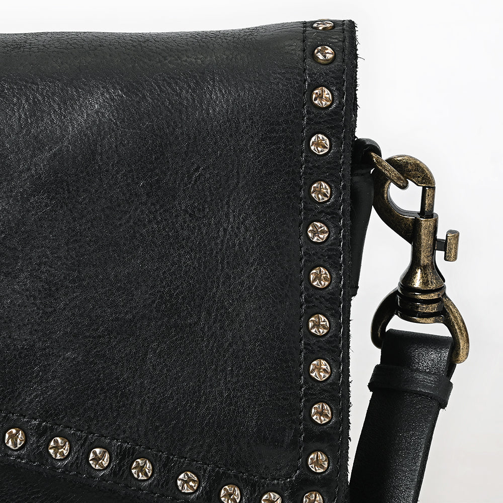 Spaghetti Western Crossbody Genuine Leather Women Bag Western Handbag Purse