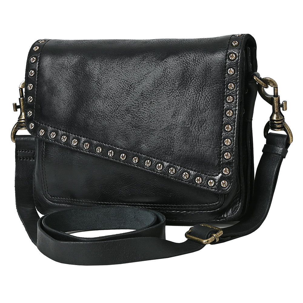Spaghetti Western Crossbody Genuine Leather Women Bag Western Handbag Purse