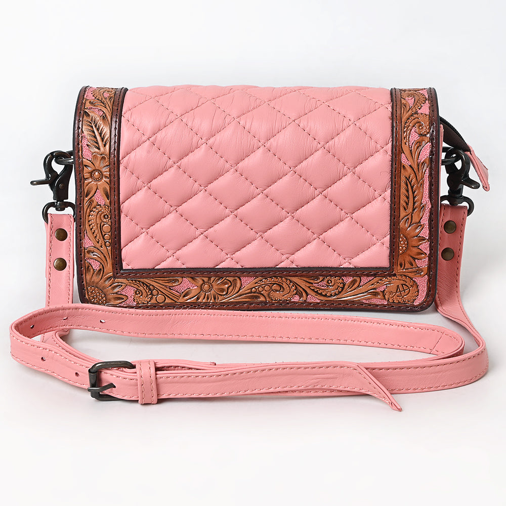 American Darling Crossbody Hand Tooled Genuine Leather Women Bag Western Handbag Purse