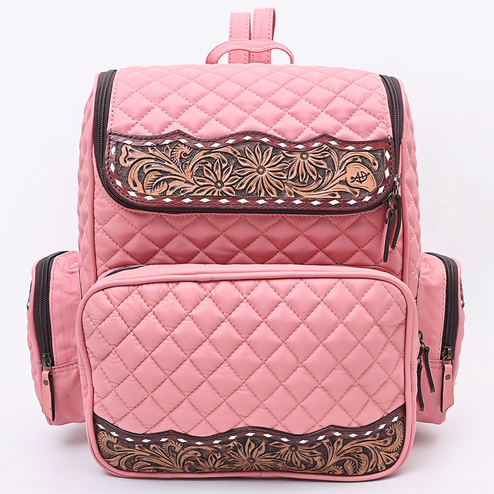 American Darling Backpack Beautifully Quilted Genuine Leather women bag