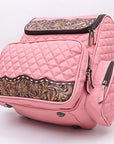 American Darling Backpack Beautifully Quilted Genuine Leather women bag