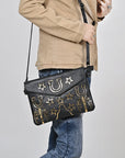 American Darling Envelope Beautifully full grain Genuine Leather women handbag
