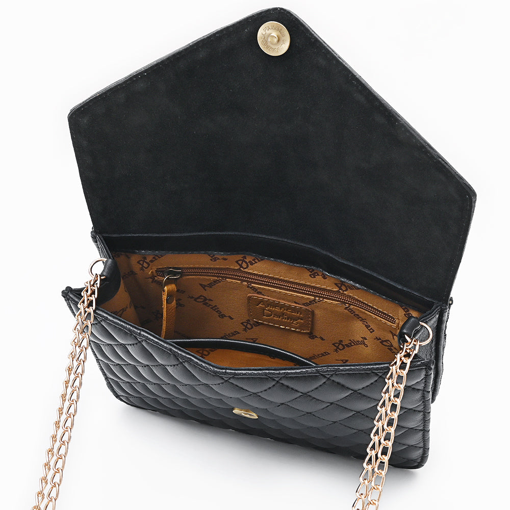 American Darling Envelope Bag Beautifully Hand Tooled Leather women