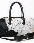 American Darling Duffle bag Beautifully Hair On Leather women Handbag