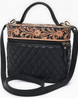 American Darling Crossbody Bag Beautifully Hand Tooled Leather women