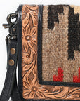 American Darling Organiser Hand Tooled Saddle Blanket Genuine Leather women bag western handbag purse