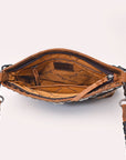 American Darling Women's Crossbody Bag Western Hair-On Genuine Leather Handbag