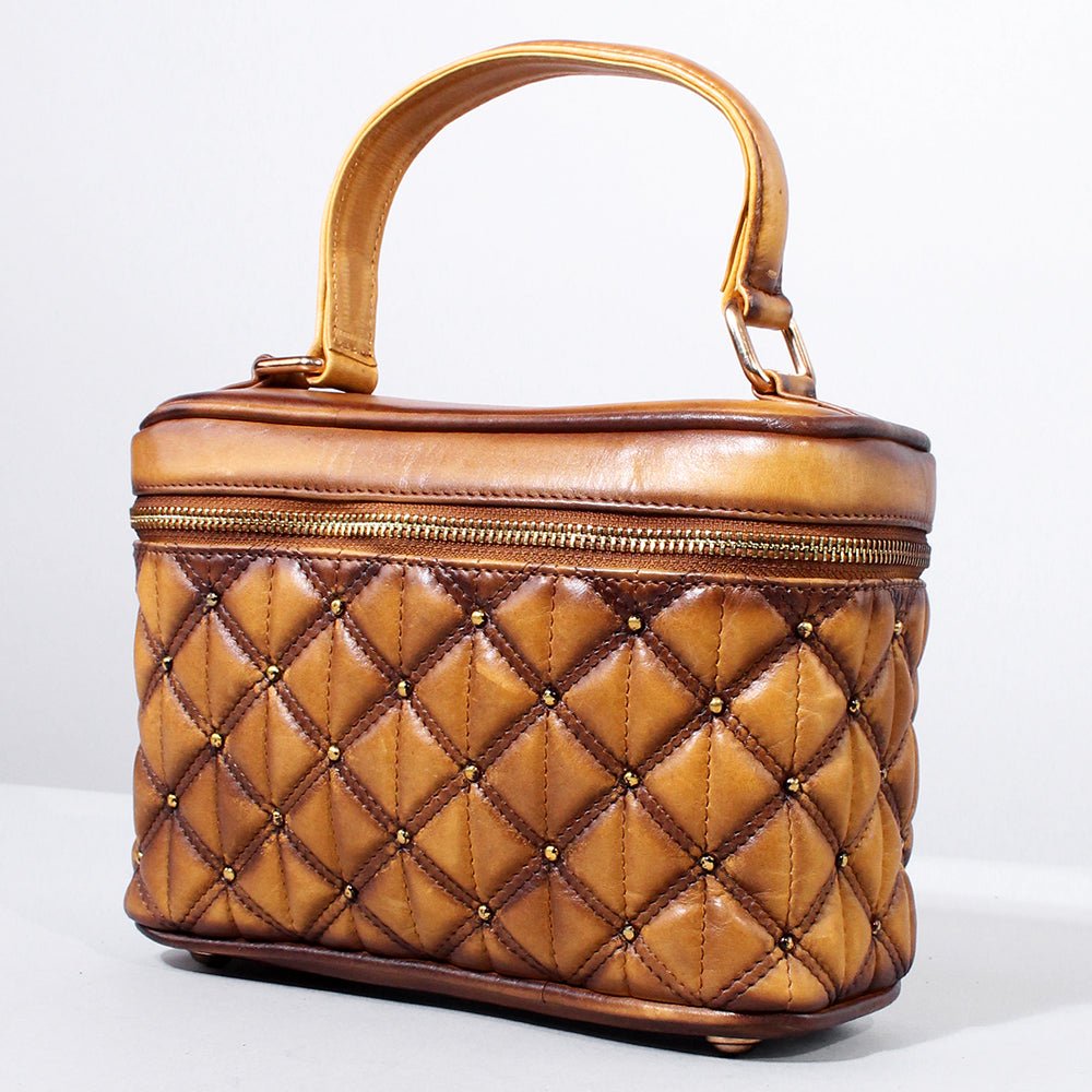 American Darling Jewelry Case Genuine Vintage Leather Women Bag Western Handbag