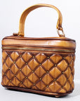 American Darling Jewelry Case Genuine Vintage Leather Women Bag Western Handbag