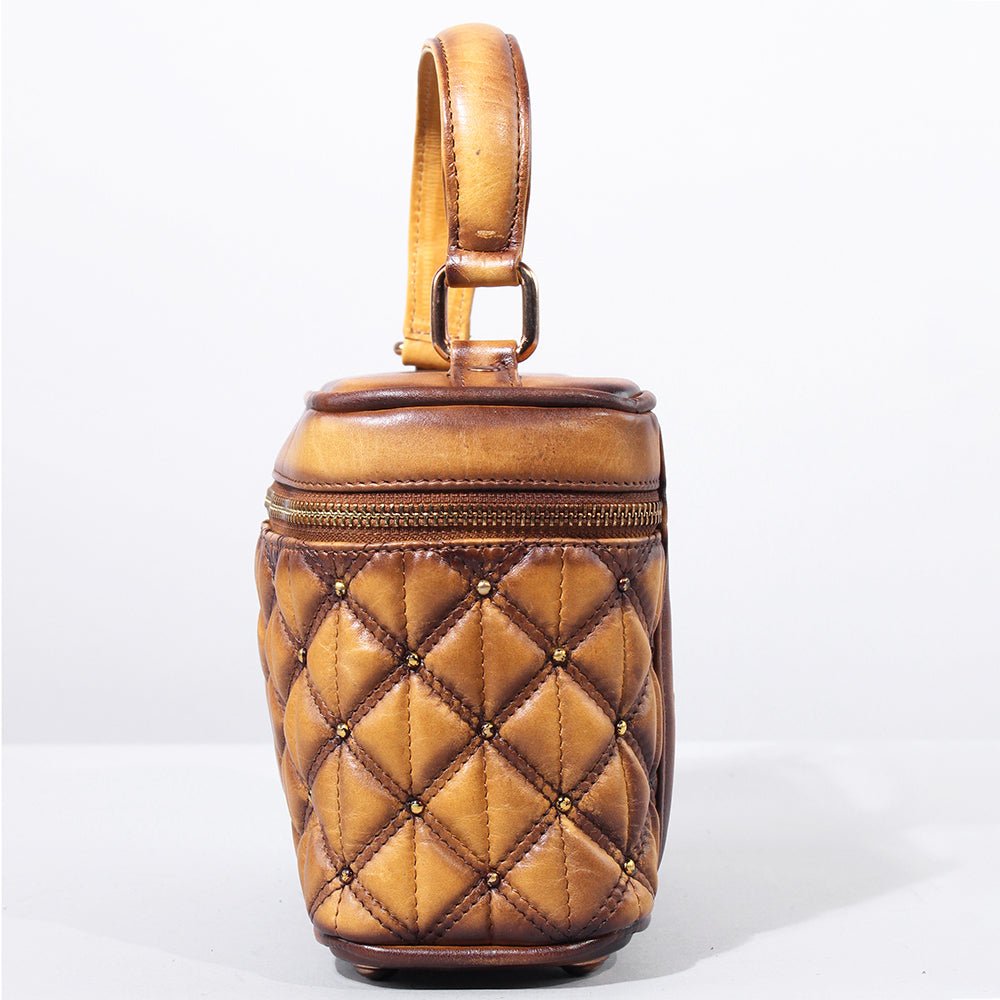 American Darling Jewelry Case Genuine Vintage Leather Women Bag Western Handbag