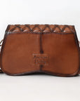 American Darling Western Cross Body Genuine Leather Handbag Purse Wallet Bag For Women Girls Brown