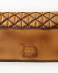 American Darling Envelope Bag Beautifully Quilted Genuine Leather women bag