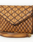 American Darling Envelope Bag Beautifully Quilted Genuine Leather women bag