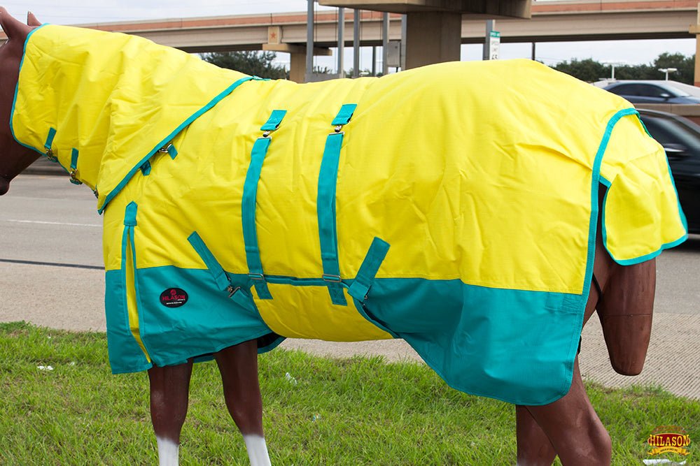 Hilason 1200D Waterproof Winter Horse Turnout Blanket Neck Cover Belly Wrap