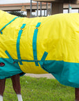 1200D Winterized Weatherproof Turnout Horse Blanket With Belly Wrap And Neck Cover