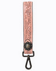 American Darling ADKR217 Hand Tooled Genuine Leather Wristlet Key Ring