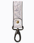 American Darling ADKR218 Hand Tooled Genuine Leather Wristlet Key Ring