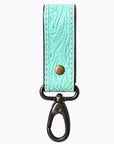 American Darling Hand Tooled Genuine Leather Wristlet Key Ring