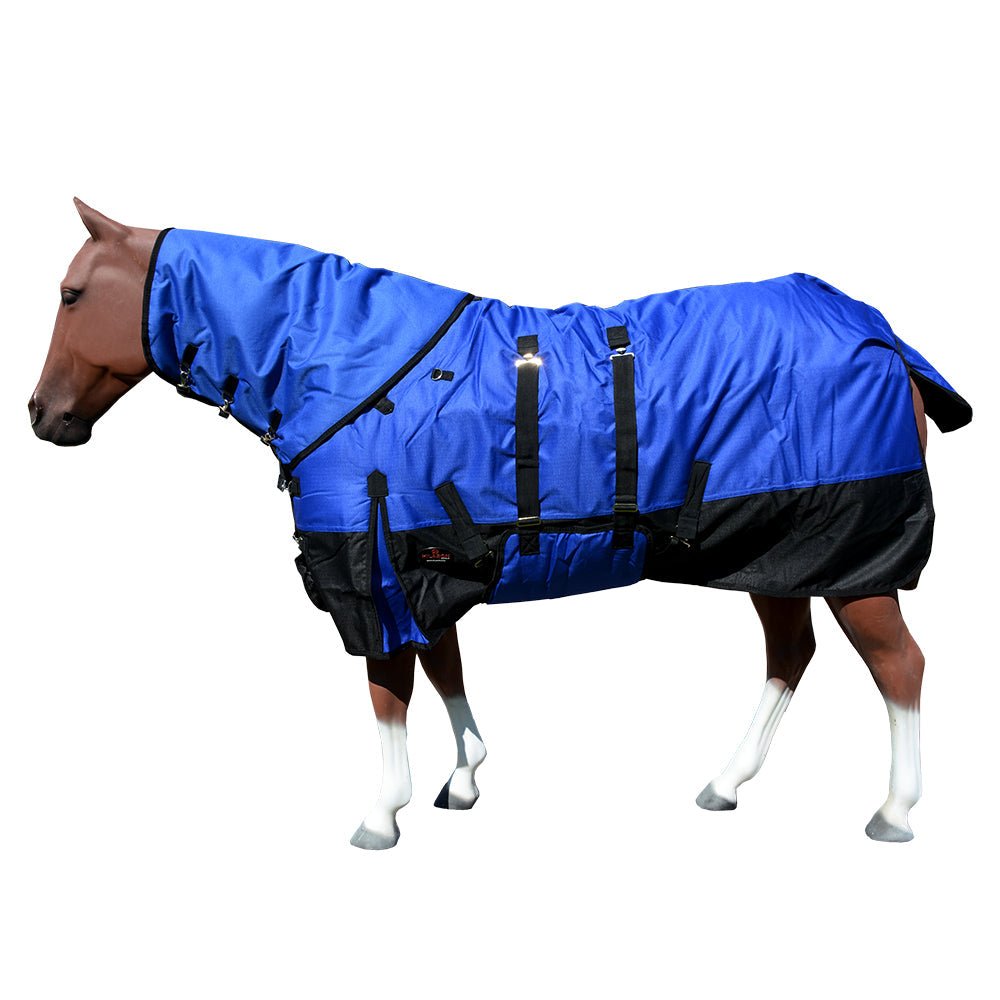 Hilason 1200D Waterproof Winter Horse Turnout Blanket Neck Cover Belly Wrap