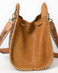 American Darling Bucket Hand Tooled Genuine Western Leather Women Bag Western Handbag Purse
