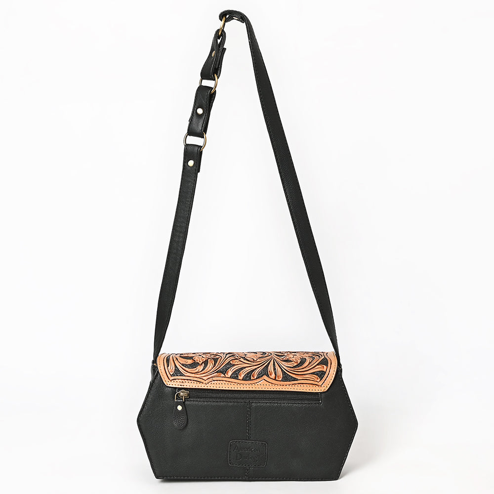 American Darling Small Crossbody Hand Tooled Genuine Leather Women Bag Western Handbag Purse