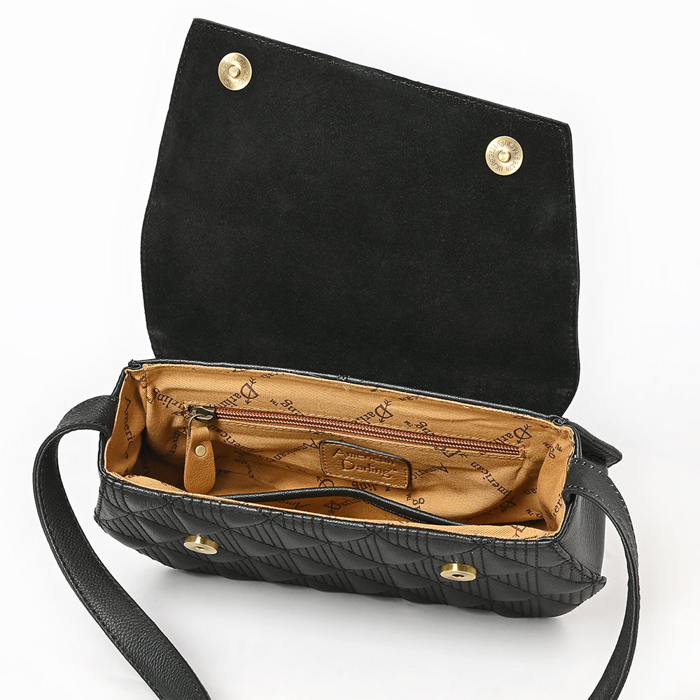 American Darling Small Crossbody Hand Tooled Genuine Leather Women Bag Western Handbag Purse