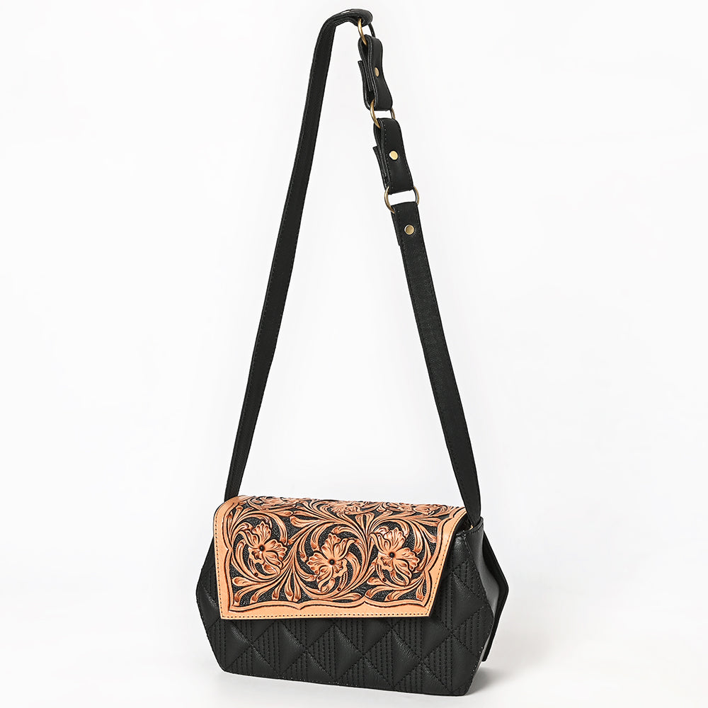 American Darling Small Crossbody Hand Tooled Genuine Leather Women Bag Western Handbag Purse