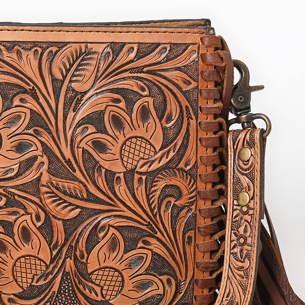 American Darling Cross Body Hand Tooled Genuine Leather women bag western Handbag Purse