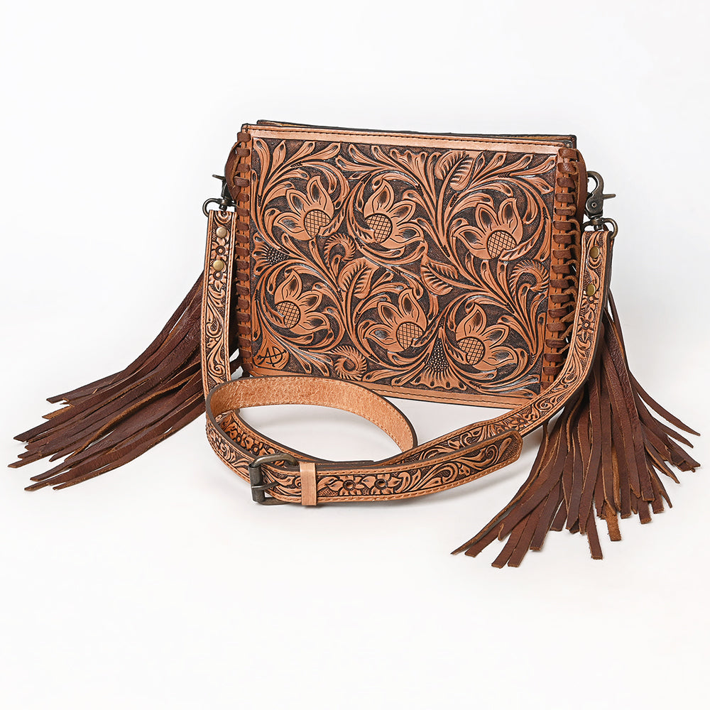 American Darling Cross Body Hand Tooled Genuine Leather women bag western Handbag Purse