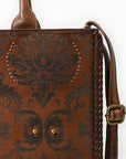American Darling Tote Bag Beautifully Embossed Genuine Leather women bag