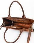 American Darling Tote Bag Beautifully Embossed Genuine Leather women bag