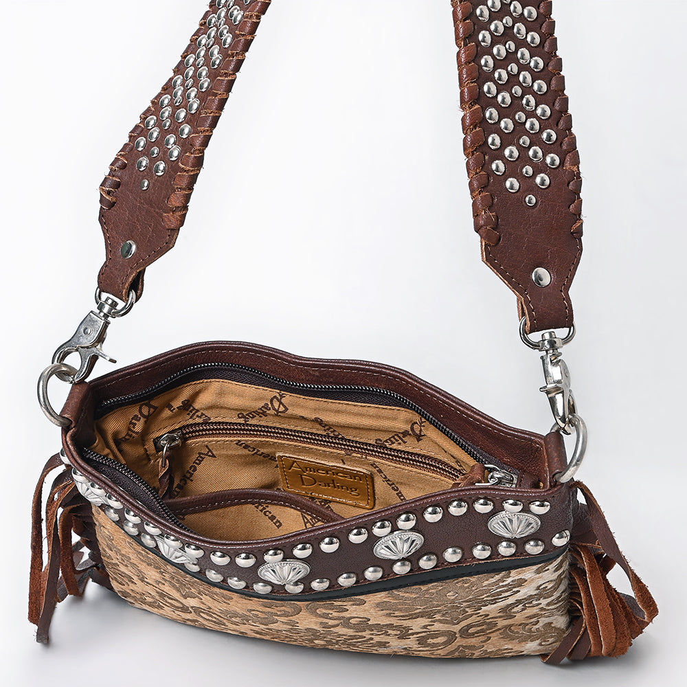 American Darling Crossbody Hair-On Genuine Leather Women Bag Western Handbag Purse