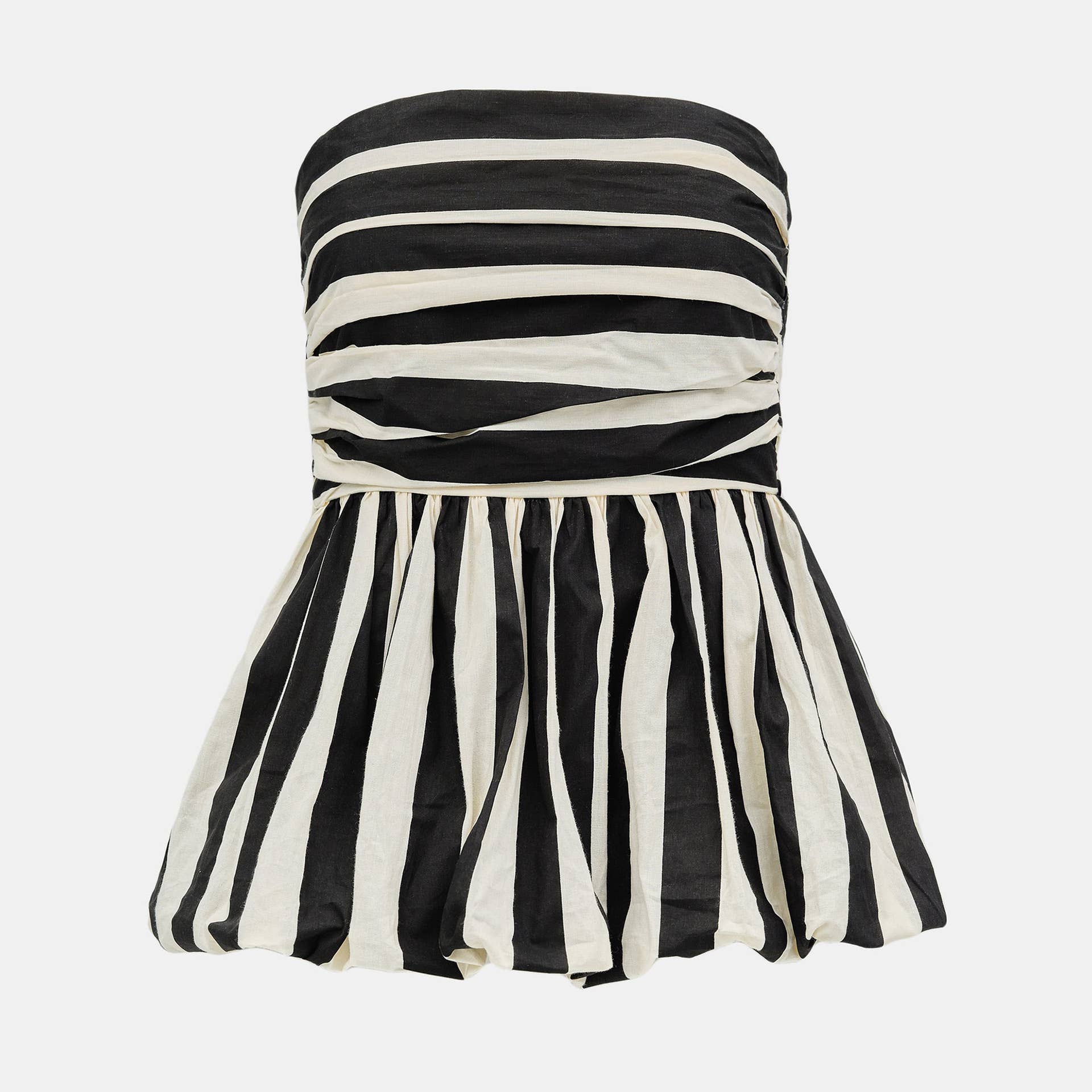 Stripe Bubble Tube Top