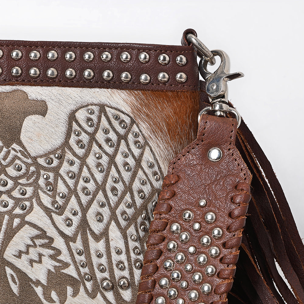 American Darling Crossbody Hair-On Genuine Leather Women Bag Western Handbag Purse