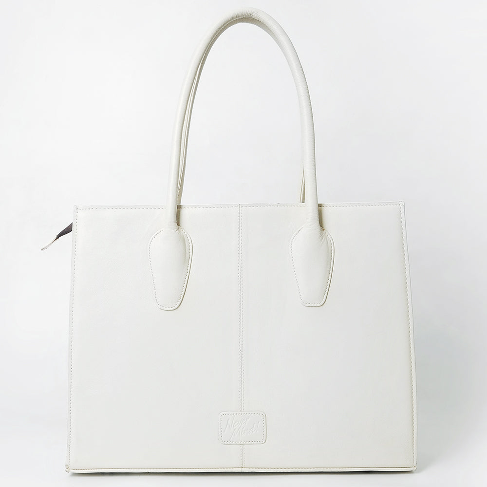 Never Mind Tote Genuine Leather Women Bag Western Handbag Purse
