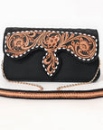 American Darling Shoulder Suede Genuine Leather Women Bag Western Handbag Purse