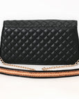American Darling Shoulder Suede Genuine Leather Women Bag Western Handbag Purse