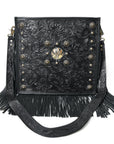 American Darling Large Crossbody Bag Beautifully hand tooled Leather women