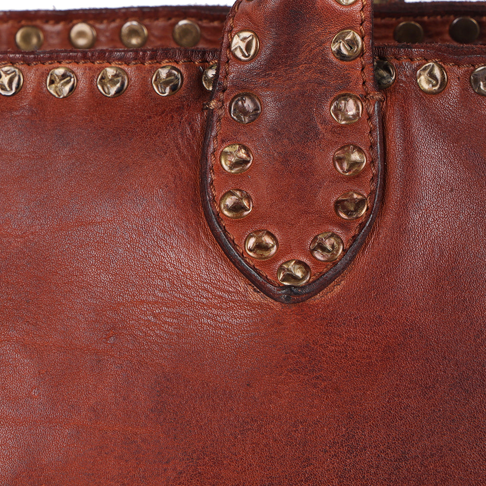 Spaghetti Western Tote Genuine Leather women bag western handbag purse