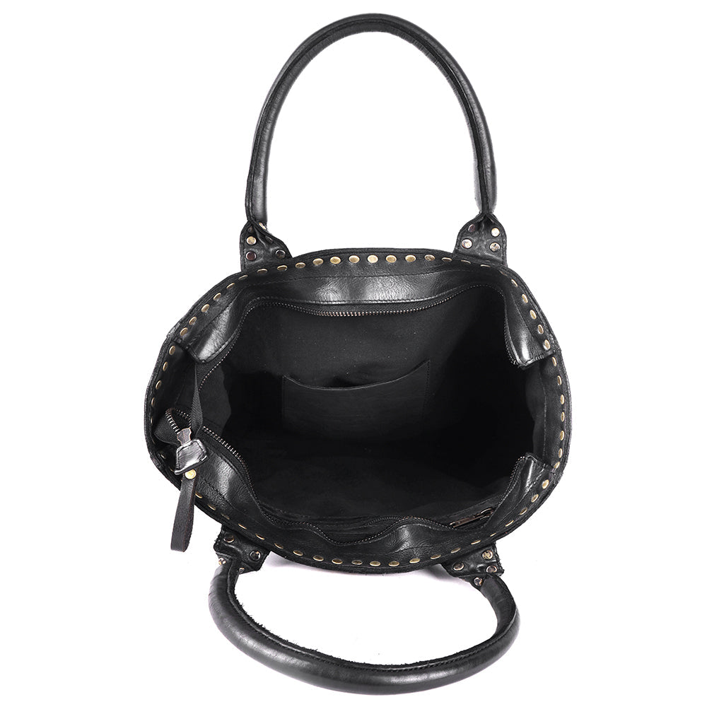 Spaghetti Western Tote Genuine Leather women bag western handbag purse