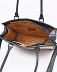 American Darling Tote Beautifully Saddle Blanket Genuine Leather women handbag