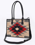 American Darling Tote Beautifully Saddle Blanket Genuine Leather women handbag