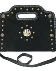 American Darling Clutch Beautifully Suede Genuine Leather women handbag Purse