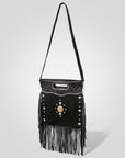Premium Western Leather Handbag With Timeless Craftsmanship And Modern Detailing Accents