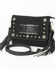 American Darling Crossbody Suede Genuine Western Leather Women Bag Western Handbag Purse